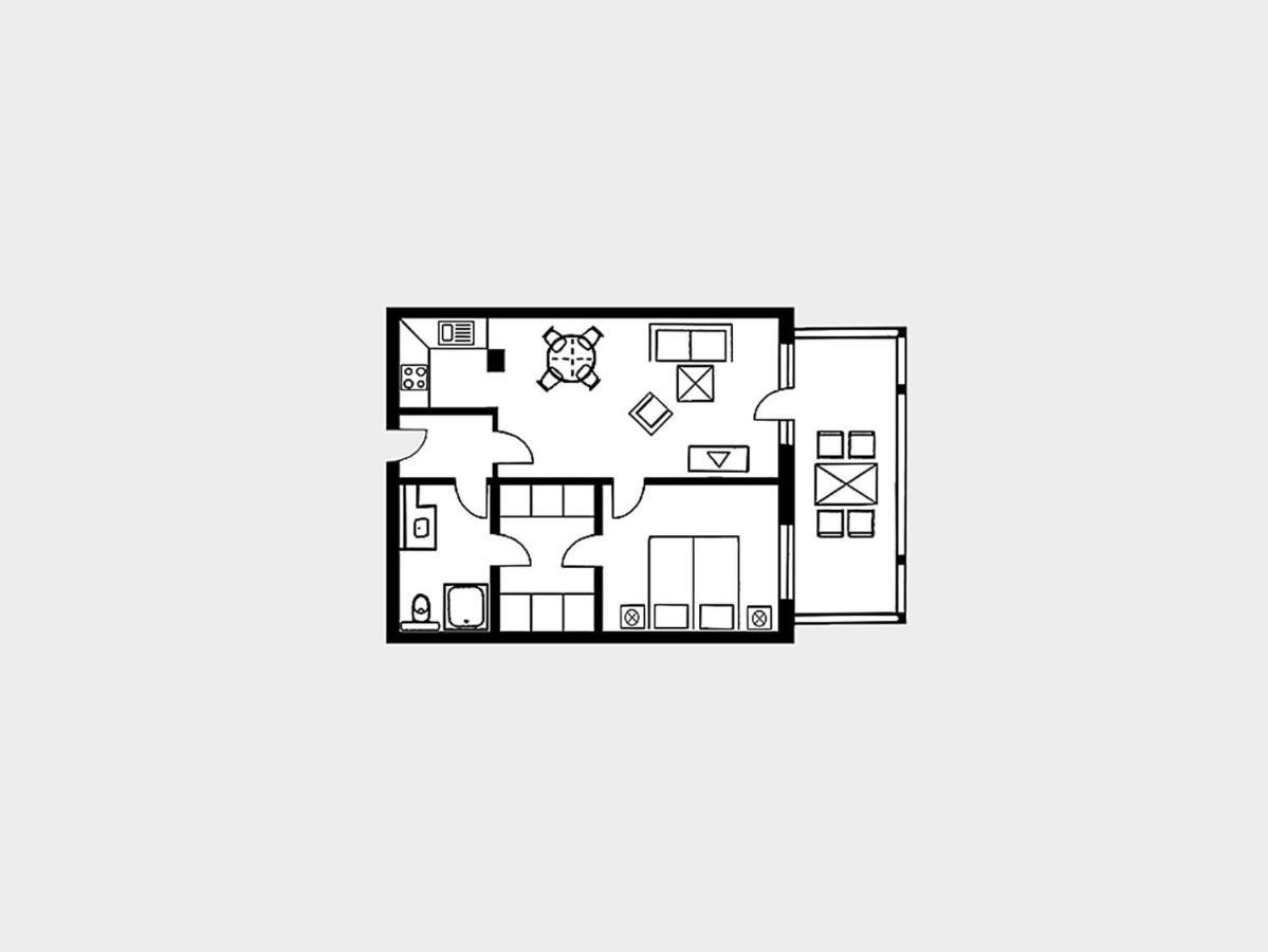 Strandvillen Binz - Ferienwohnung Mit 1 Schlafzimmer Und Balkon Ah-627 Εξωτερικό φωτογραφία